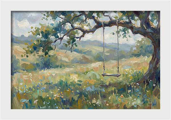 Swinging Through Natures Embrace