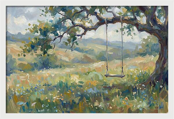 Swinging Through Natures Embrace