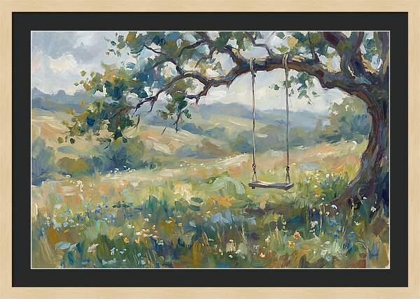 Swinging Through Natures Embrace