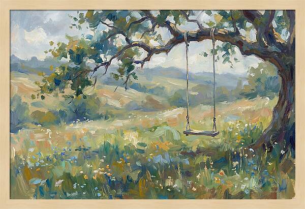 Swinging Through Natures Embrace
