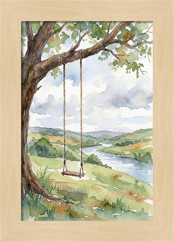Swinging Through Natures Serenity