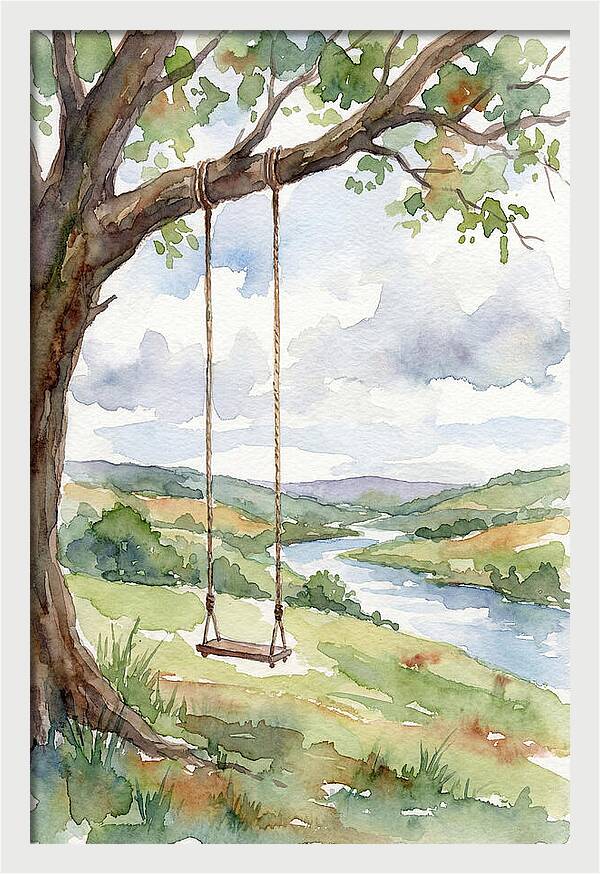 Swinging Through Natures Serenity