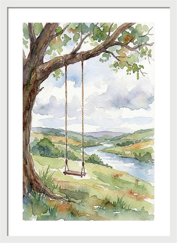 Swinging Through Natures Serenity