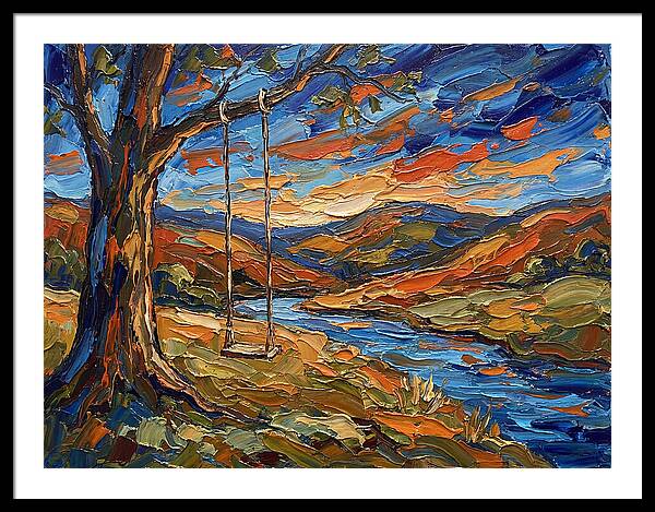 Swinging Through Vibrant Landscapes