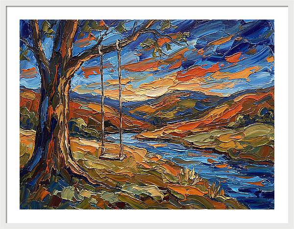 Swinging Through Vibrant Landscapes