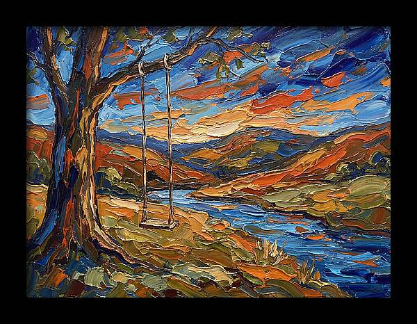 Swinging Through Vibrant Landscapes