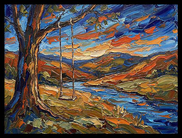 Swinging Through Vibrant Landscapes