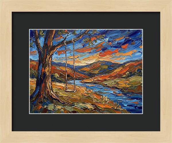 Swinging Through Vibrant Landscapes