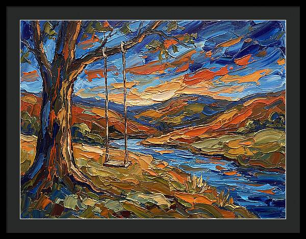 Swinging Through Vibrant Landscapes
