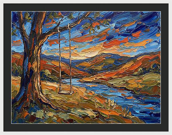 Swinging Through Vibrant Landscapes