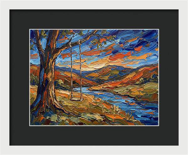 Swinging Through Vibrant Landscapes