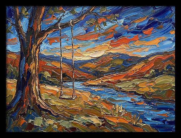 Swinging Through Vibrant Landscapes