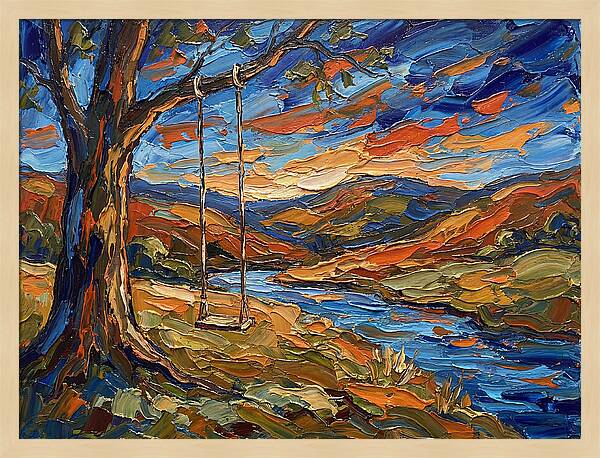 Swinging Through Vibrant Landscapes