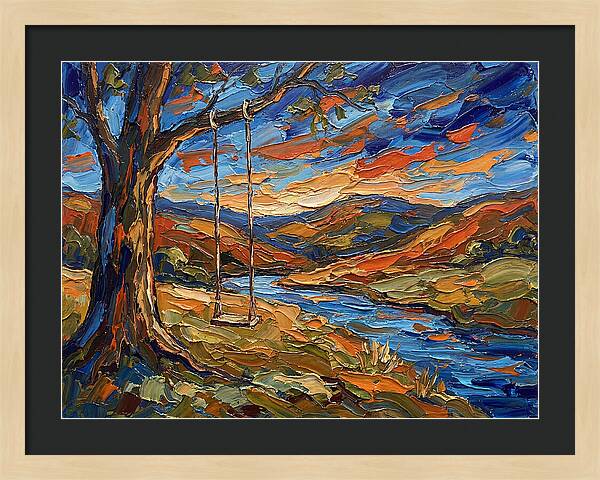 Swinging Through Vibrant Landscapes