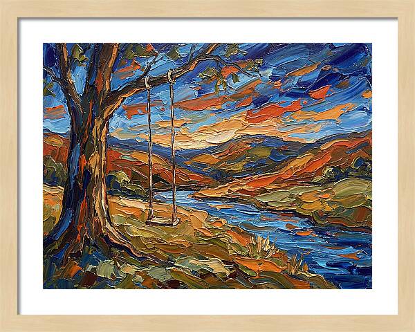 Swinging Through Vibrant Landscapes
