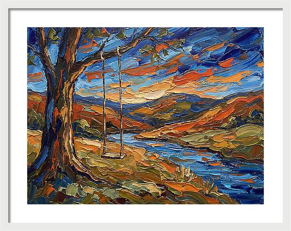 Swinging Through Vibrant Landscapes