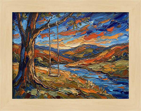 Swinging Through Vibrant Landscapes