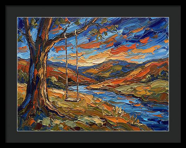 Swinging Through Vibrant Landscapes