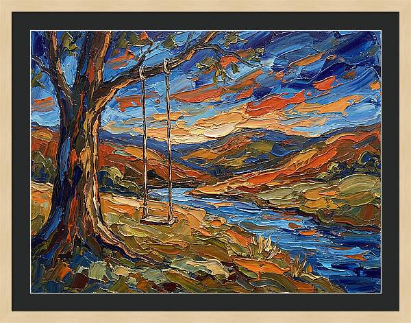 Swinging Through Vibrant Landscapes