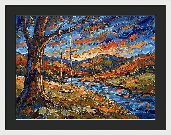 Swinging Through Vibrant Landscapes
