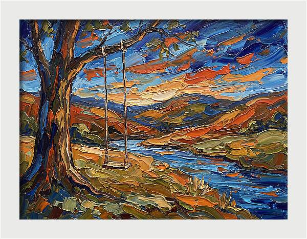 Swinging Through Vibrant Landscapes