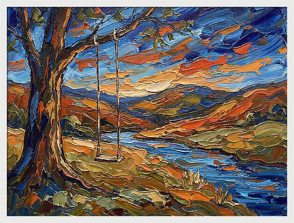 Swinging Through Vibrant Landscapes