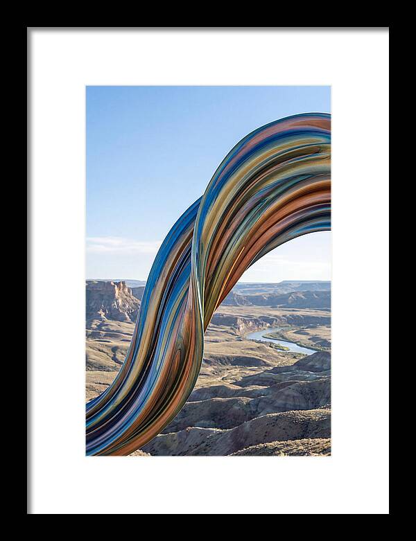 Swirl Of Metallic Paint