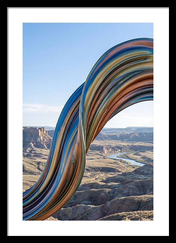 Swirl Of Metallic Paint