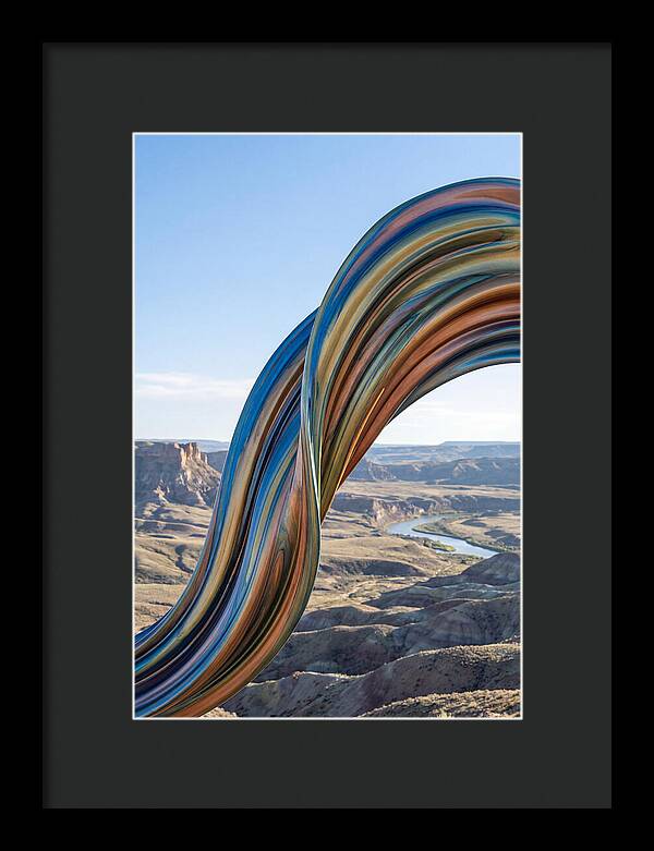 Swirl Of Metallic Paint