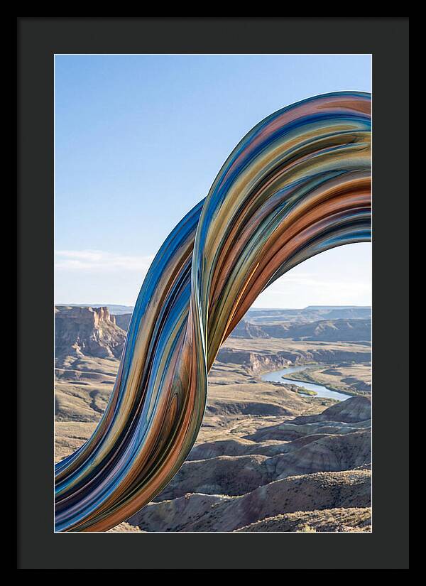 Swirl Of Metallic Paint