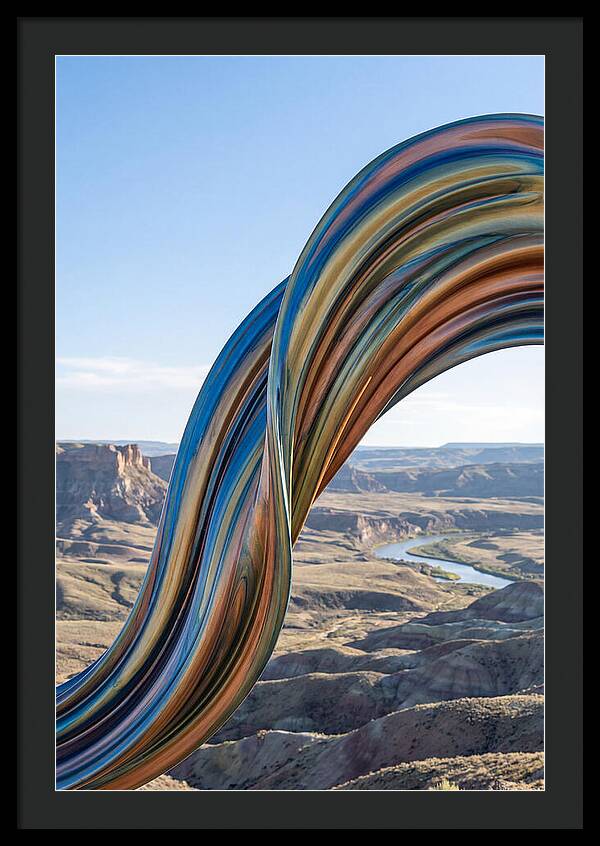 Swirl Of Metallic Paint