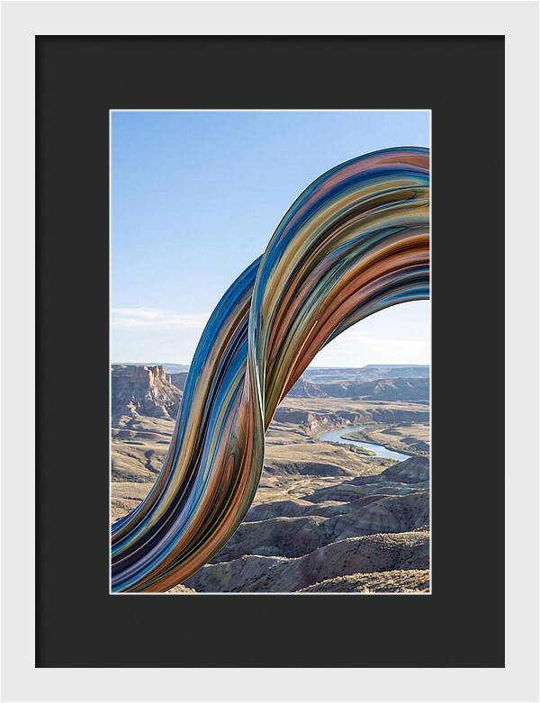 Swirl Of Metallic Paint
