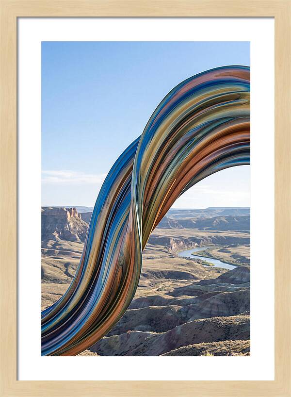 Swirl Of Metallic Paint