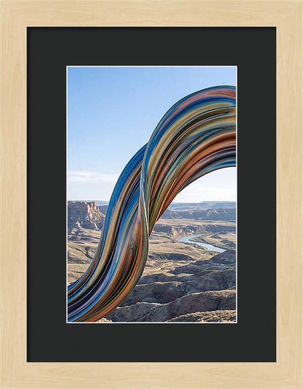 Swirl Of Metallic Paint
