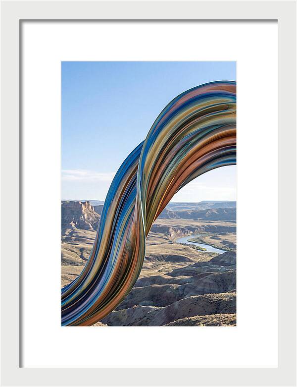 Swirl Of Metallic Paint