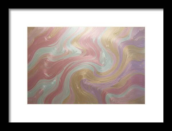Swirl Of Metallic Paint