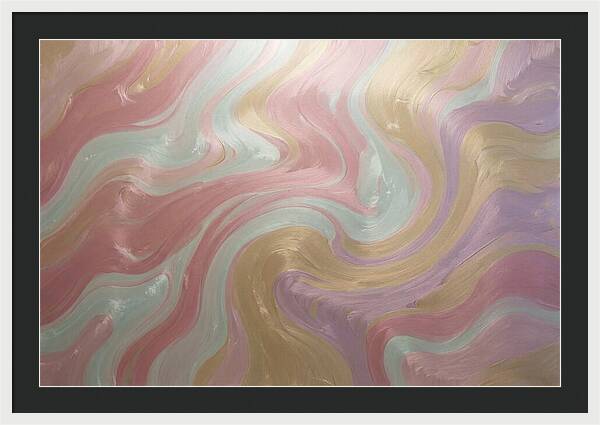 Swirl Of Metallic Paint