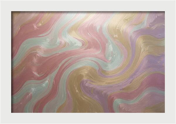 Swirl Of Metallic Paint