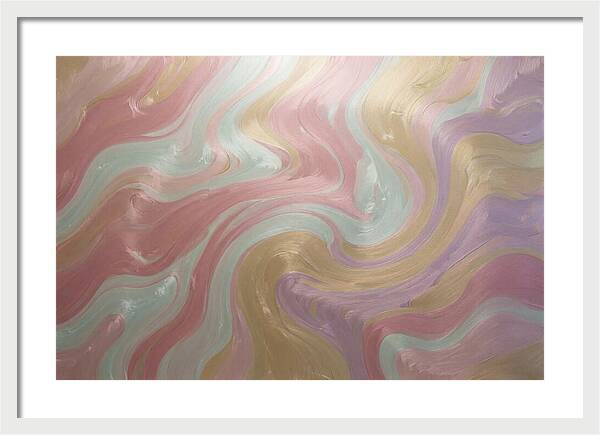 Swirl Of Metallic Paint