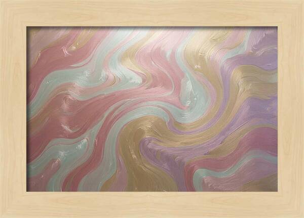 Swirl Of Metallic Paint
