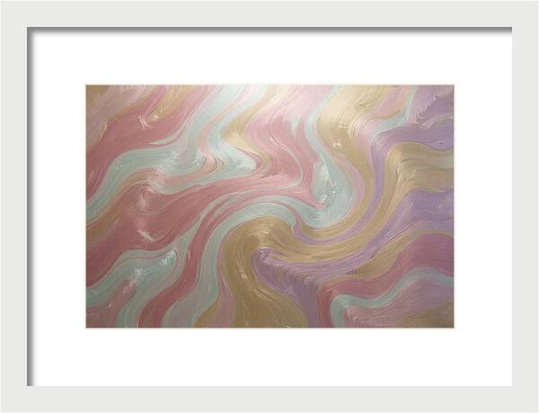 Swirl Of Metallic Paint