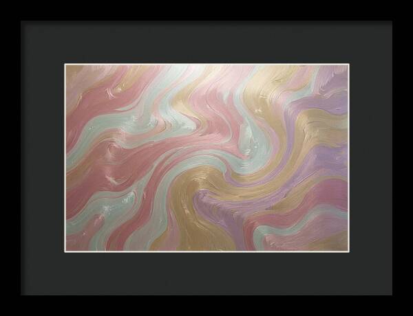 Swirl Of Metallic Paint