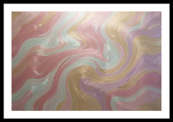 Swirl Of Metallic Paint