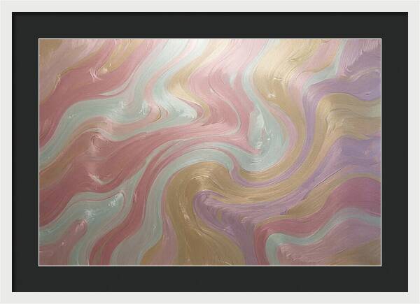 Swirl Of Metallic Paint