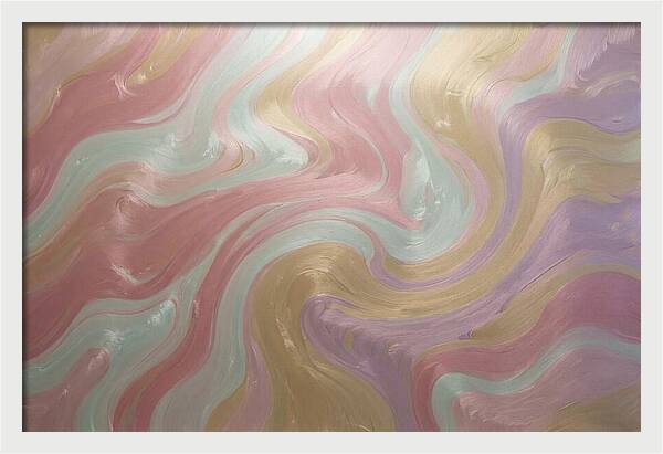 Swirl Of Metallic Paint