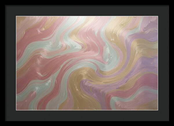 Swirl Of Metallic Paint