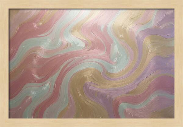Swirl Of Metallic Paint