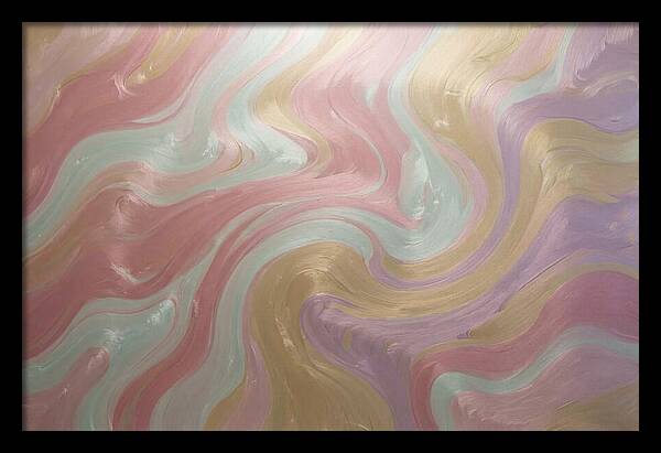 Swirl Of Metallic Paint