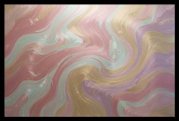 Swirl Of Metallic Paint