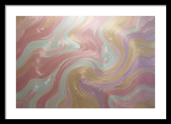 Swirl Of Metallic Paint